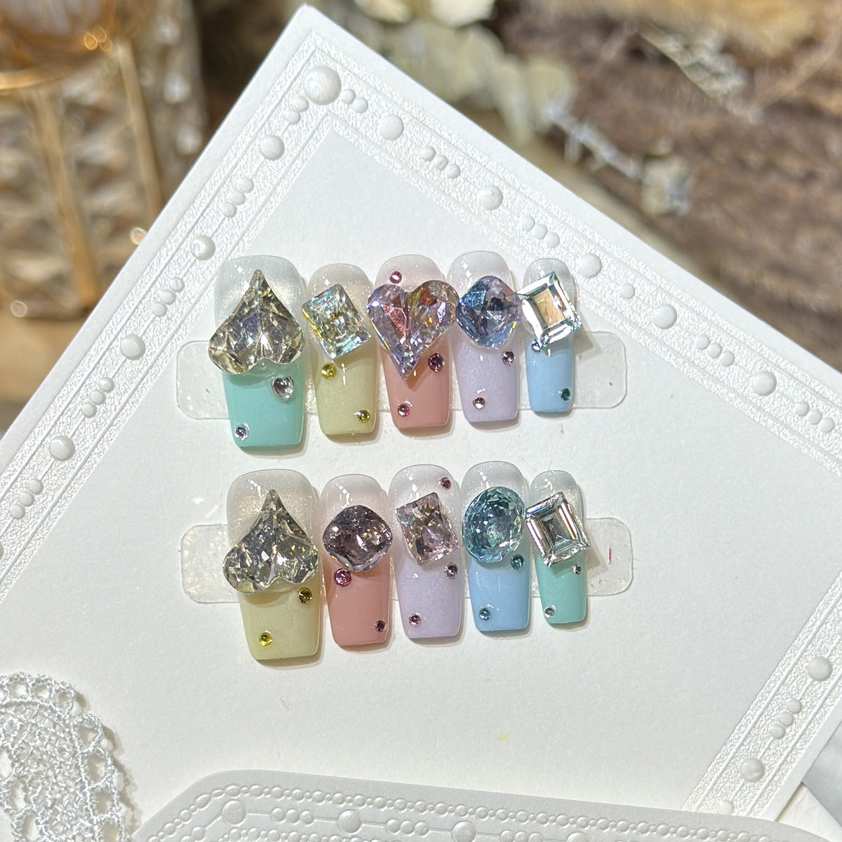Reusable Press-On Nail Set Acalora