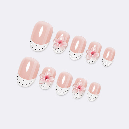 Detailed Floral Design Press-On Nails Acalora