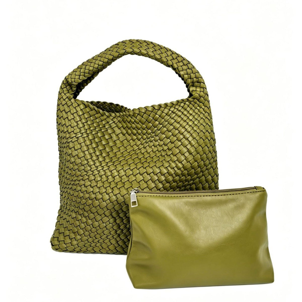 Textured Braided Tote Bag Acalora