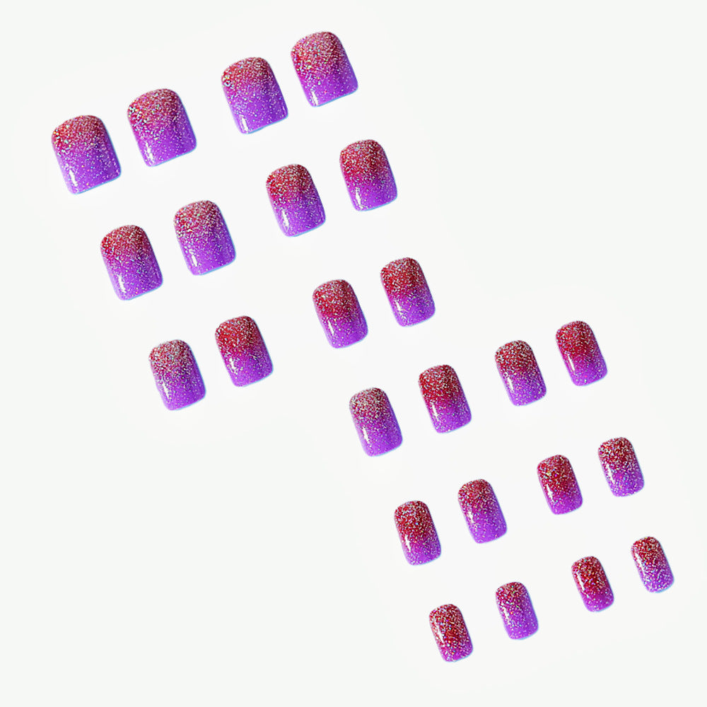 Glamorous Ombre Artificial Nails Acalora