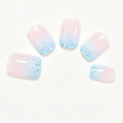 Glitter Ombre Nail Art Acalora