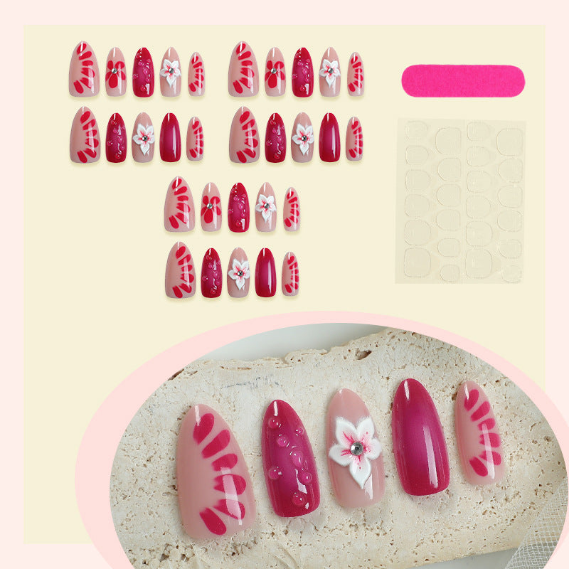 Floral-Inspired Press-On Nail Set Acalora