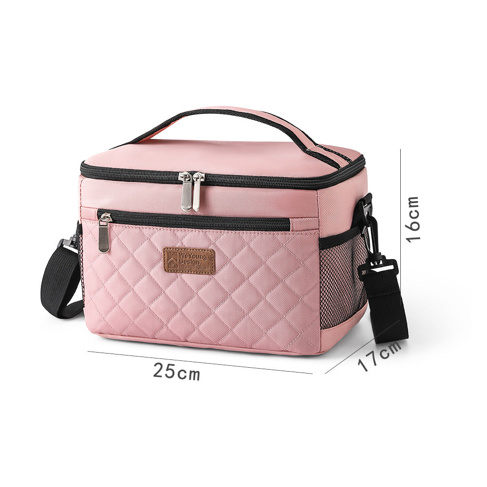 Women's insulated cooler bag with multiple compartments Skanto