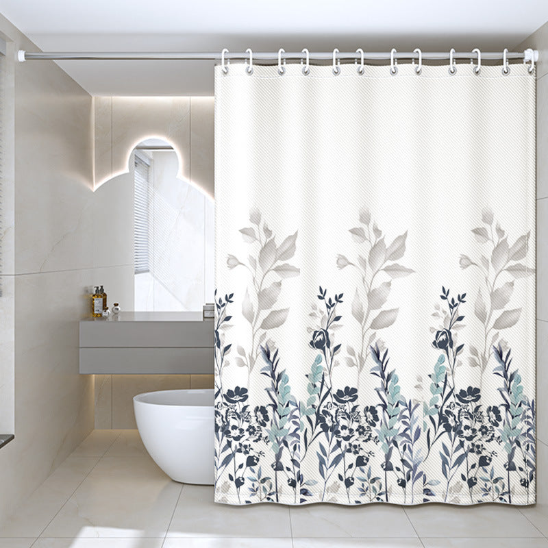 Floral Design Shower Curtain