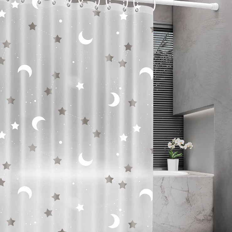 Sheer Textured Shower Curtain