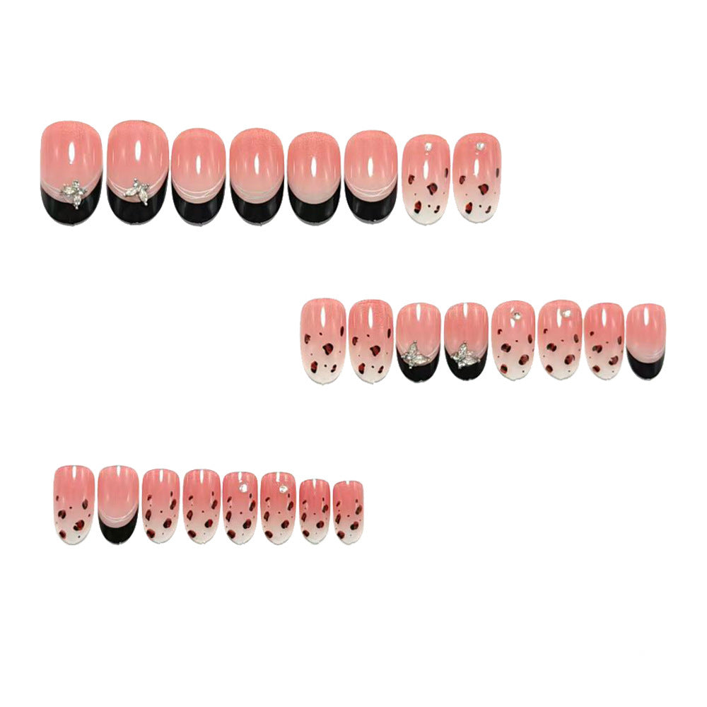 Artificial nails in a modern style with elegant embellishments Acalora