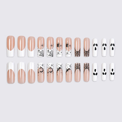 Halloween-Themed Press-On Nail Art Set Acalora