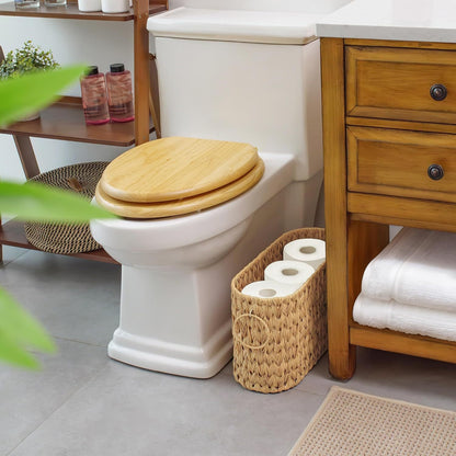 Practical Storage Basket Made of Natural Materials Acalora