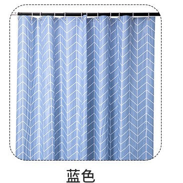 Modern Chevron Pattern Shower Curtain