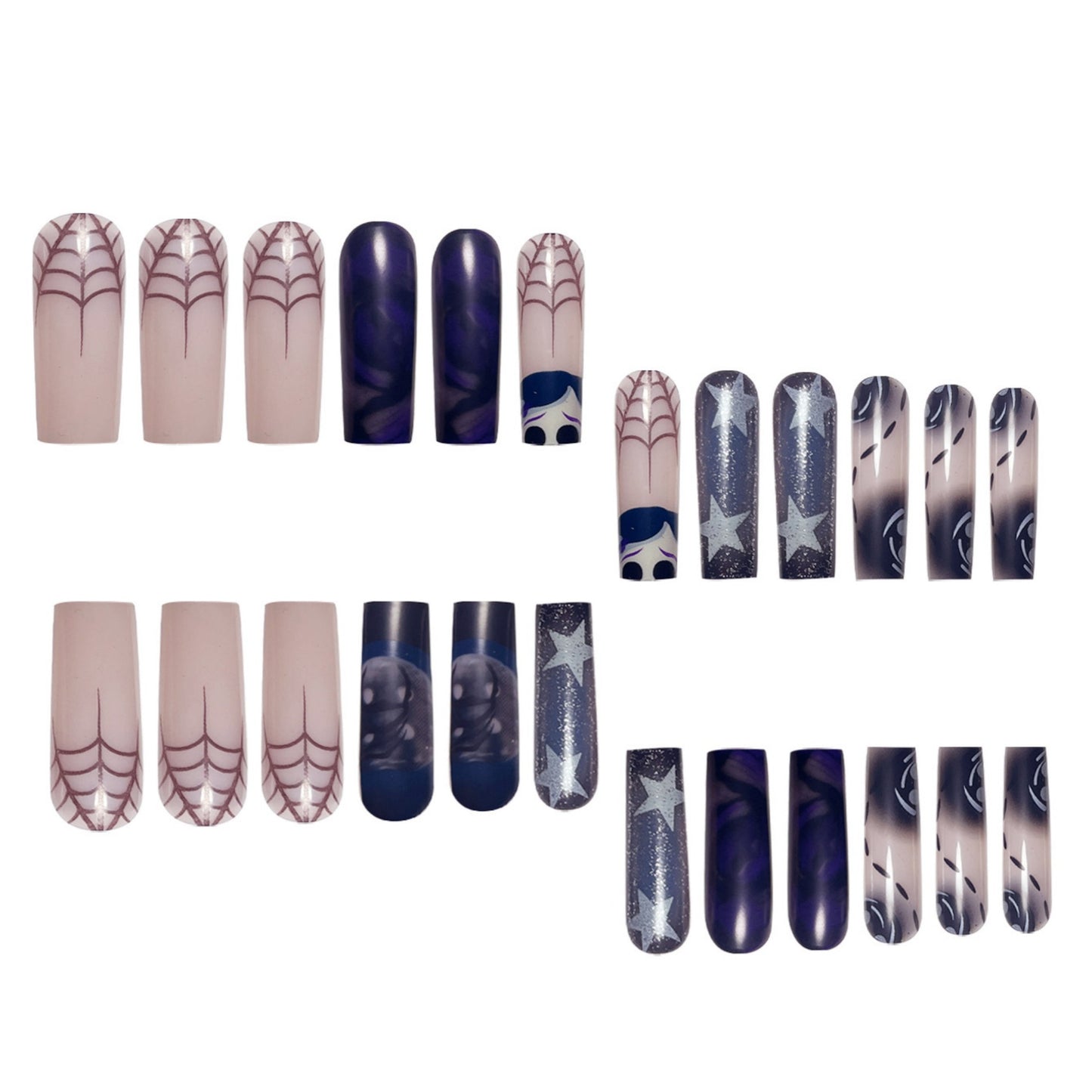 Artistic Cosmic Nail Design Acalora