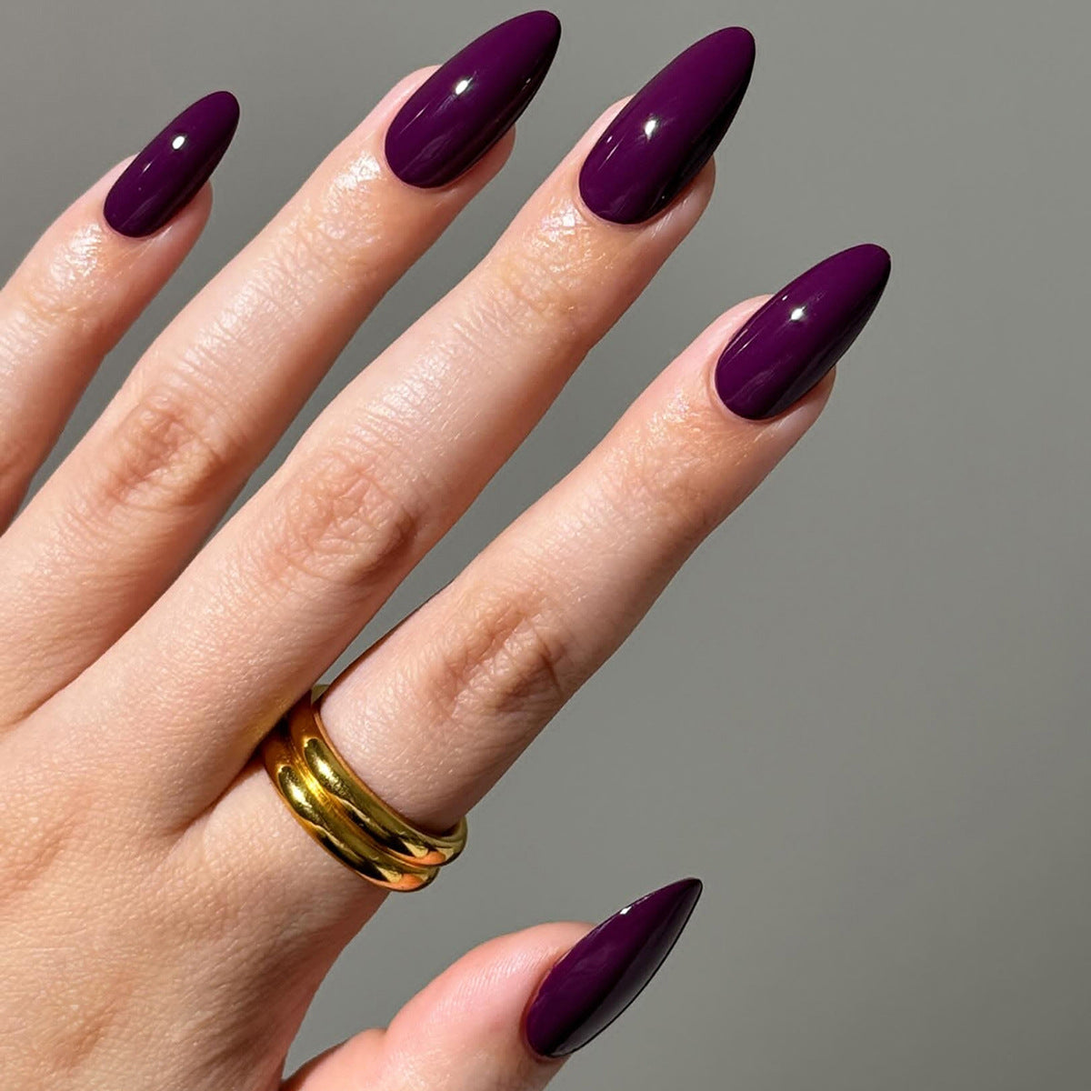 Glossy Stiletto Press-On Nail Tips Set Acalora
