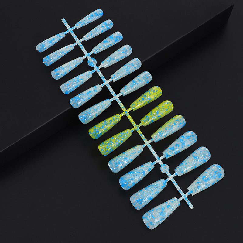 Artificial nails in creative drop design Acalora