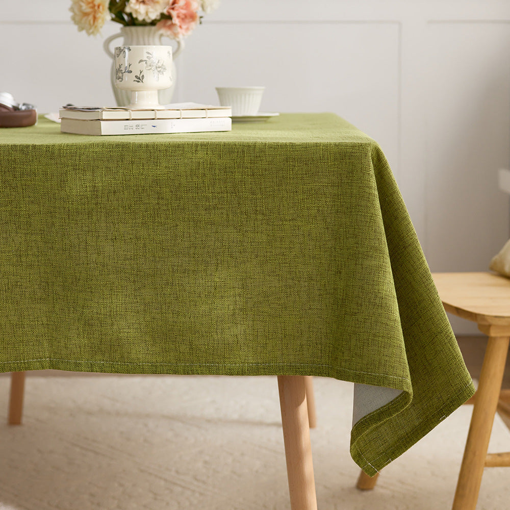 Elegant Textured Fabric Tablecloth
