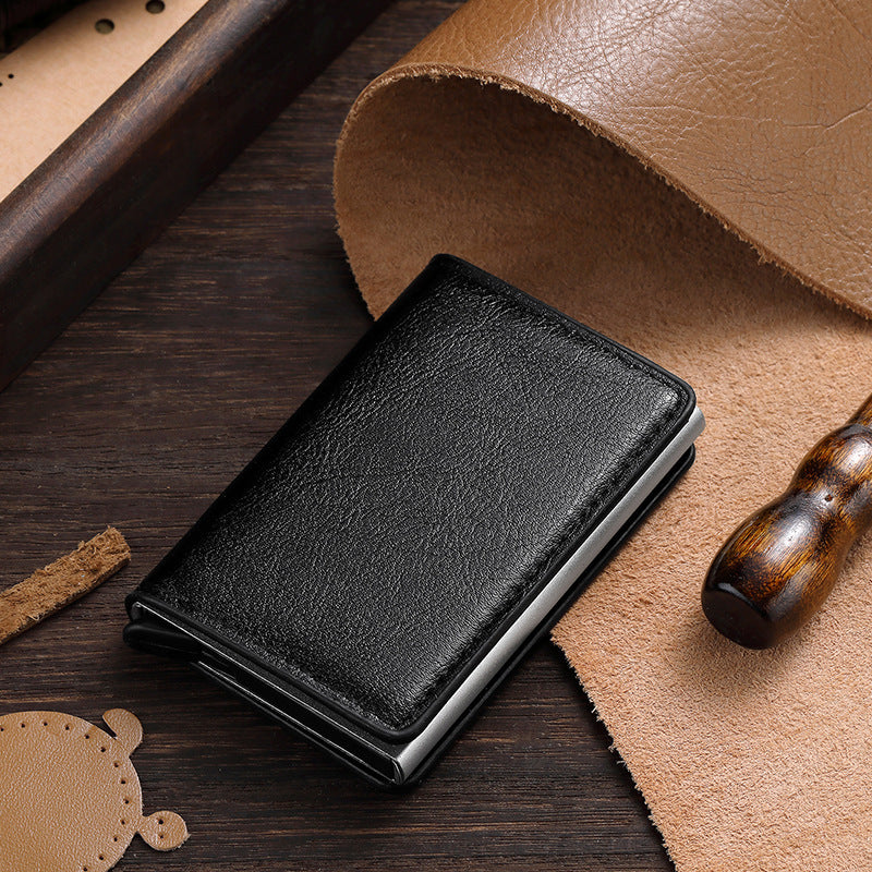 Premium Leather Business Card Holder Acalora