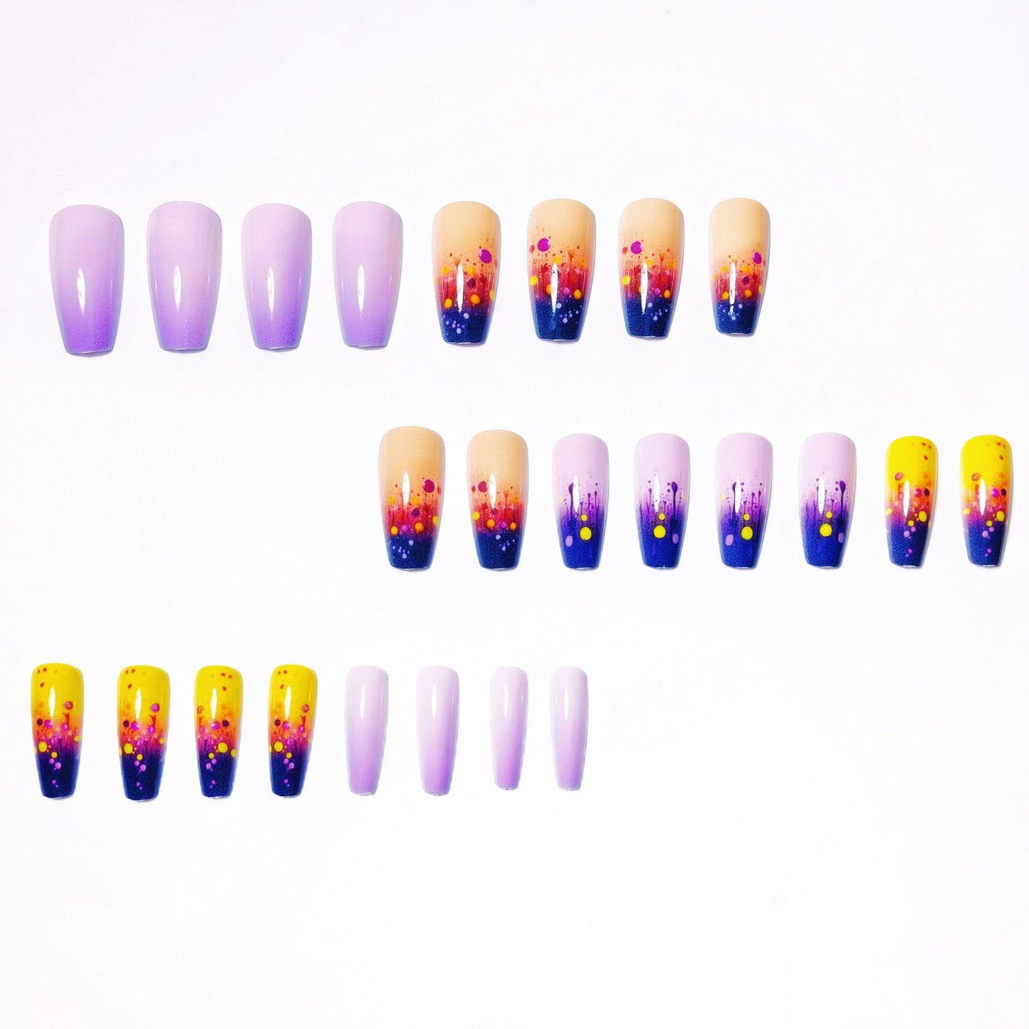 Artistic Ombre Nail Design Acalora