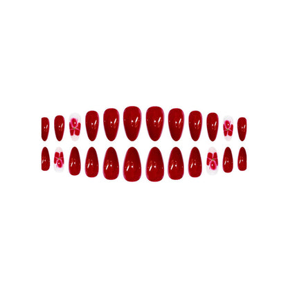Elegant Floral Press-On Nail Set Acalora
