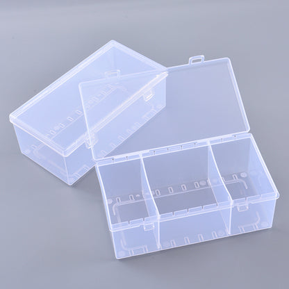 Large Clear Craft Storage Case Acalora