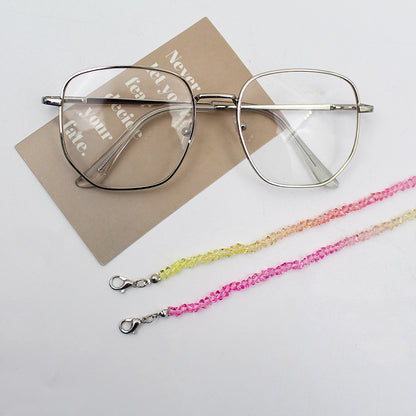 Elegant Crystal Beaded Eyewear Chain Acalora