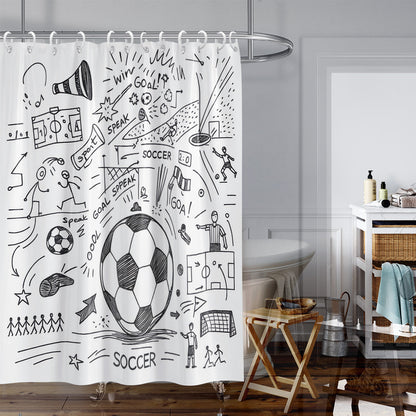 Artistic Tree Design Shower Curtain