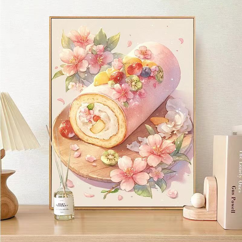 Gourmet Dessert-Themed Canvas Wall Art