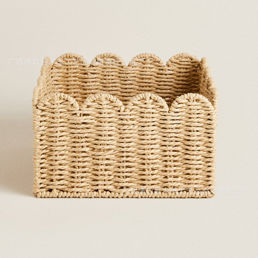 Basket with wave edge Acalora
