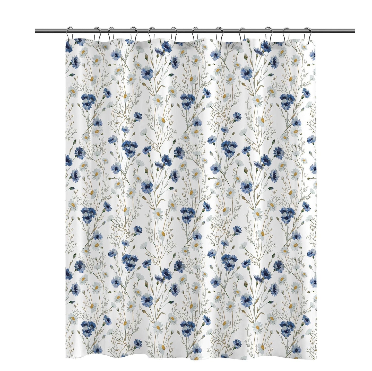 Floral Patterned Shower Curtain