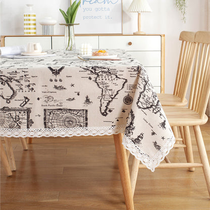 Lace Printed Tablecloth