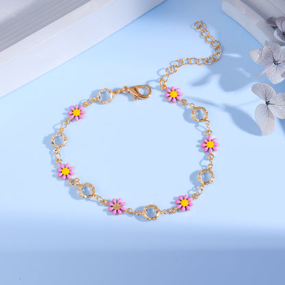 Floral Charm Bracelet Acalora