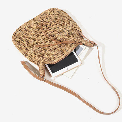 Women's Handbag made of braided cotton with comfortable shoulder strap Karnz