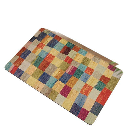 Mosaic Pattern Bath Mat