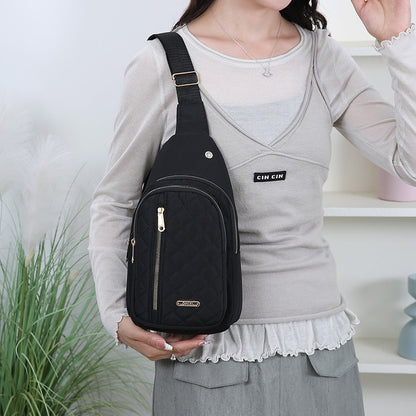 Quilted One-Shoulder Sling Bag Acalora