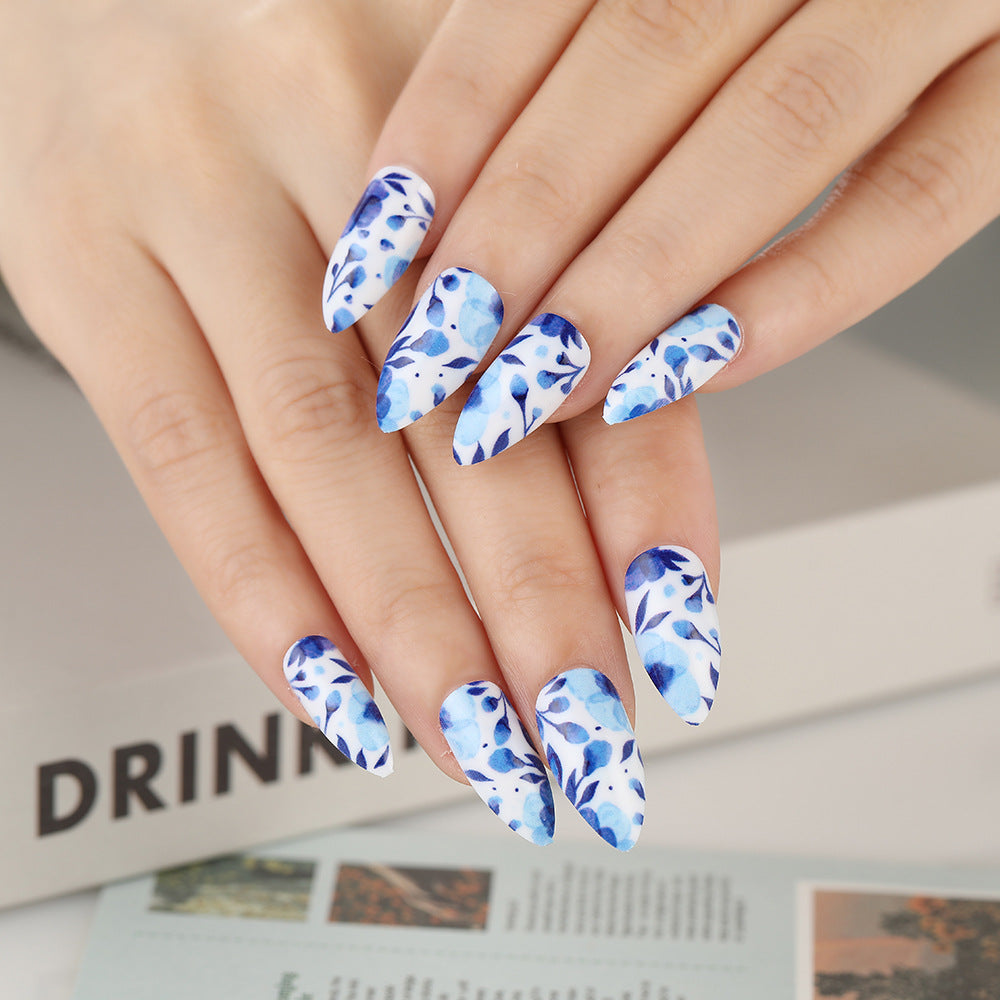 Creative design artificial nails with piano keys motif Acalora
