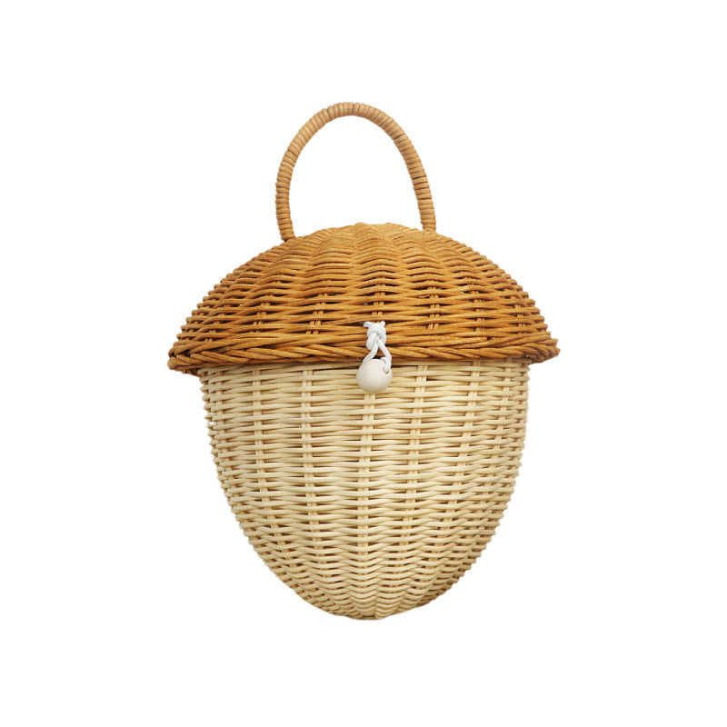 Storage basket with lid Acalora