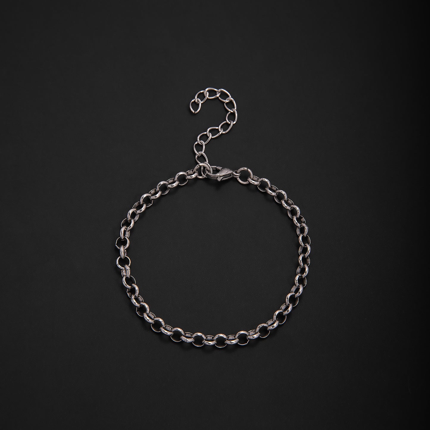 Textured Chain Link Bracelet Acalora