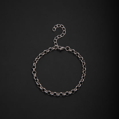 Textured Chain Link Bracelet Acalora