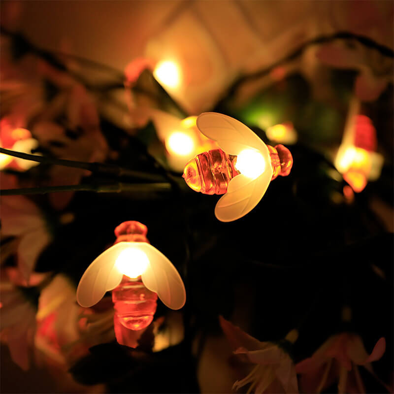 BowLift | Outdoor Solar Bees Waterproof LED Lights Festival Party Decoration String Lights