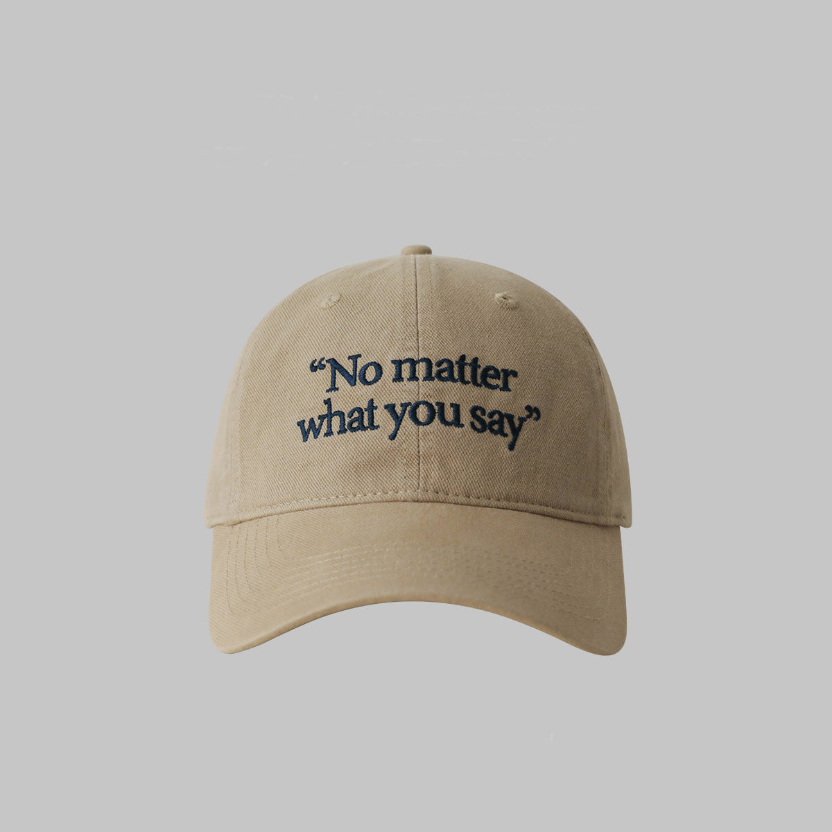 Stylish Embroidered Quote Baseball Cap