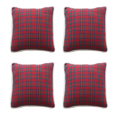 Cozy Plaid Decorative Cushion