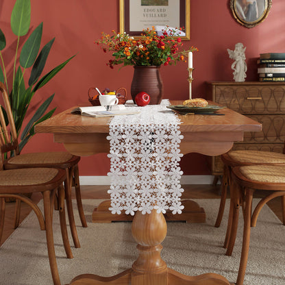 Decorative Floral Lace Table Runner