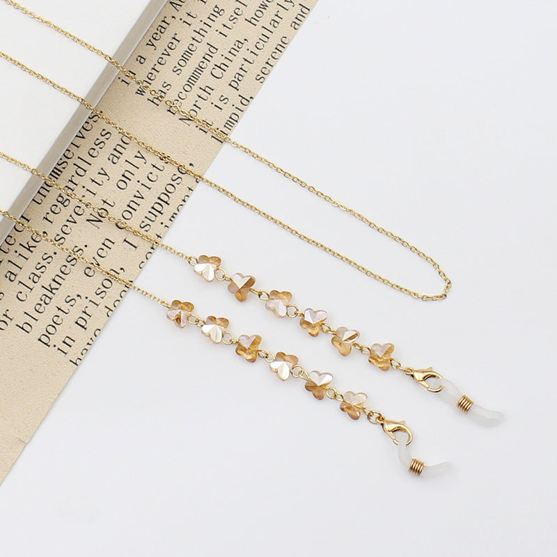 Floral Eyewear Chain Holder Acalora