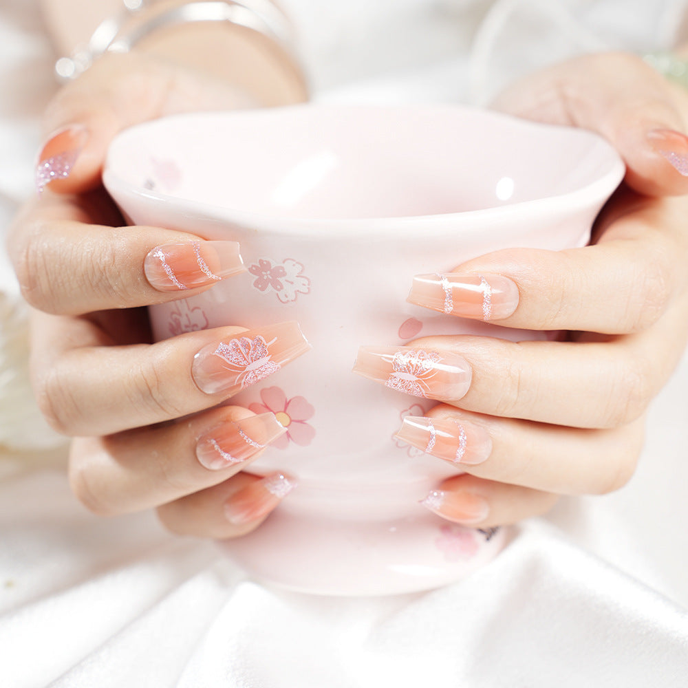 Decorative Butterfly Press-On Nail Set Acalora