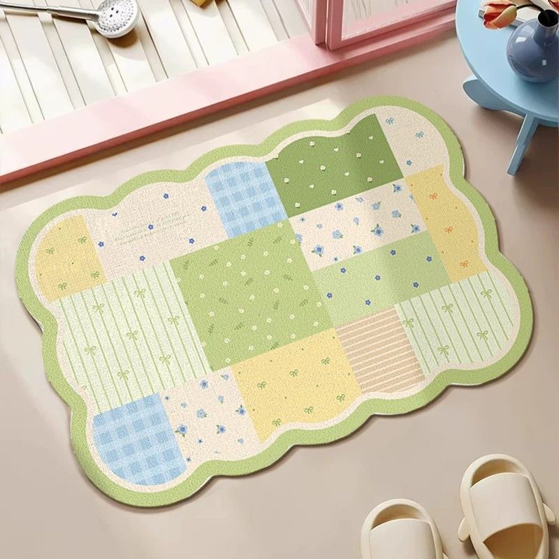 Cute Cartoon Dog-Themed Bath Mat