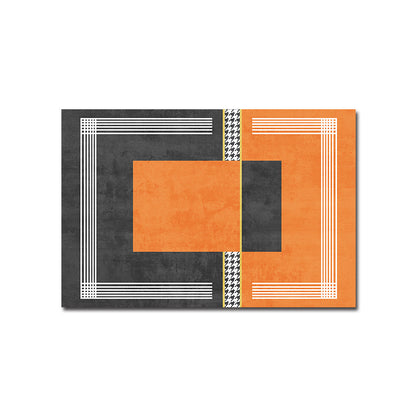 Decorative Geometric Pattern Area Mat Acalora