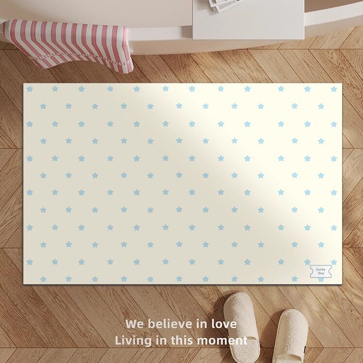 Decorative Star-patterned Bath Mat