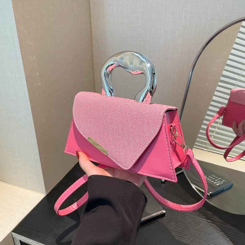 Stylish Geometric Structured Handbag Acalora