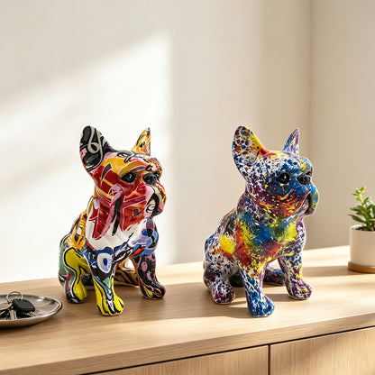 Decorative figure of a French Bulldog Acalora