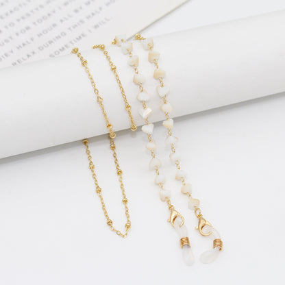 Floral Decorated Eyewear Chain Acalora