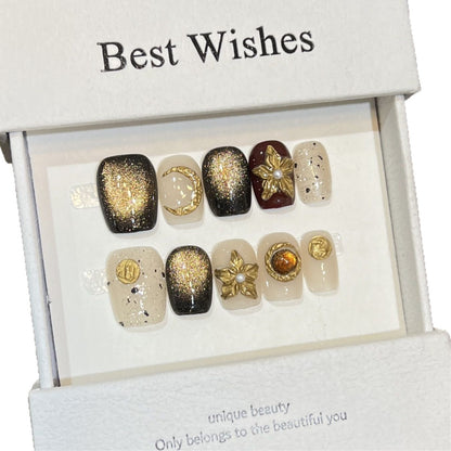 Unique Decorative Press-On Nail Set Acalora