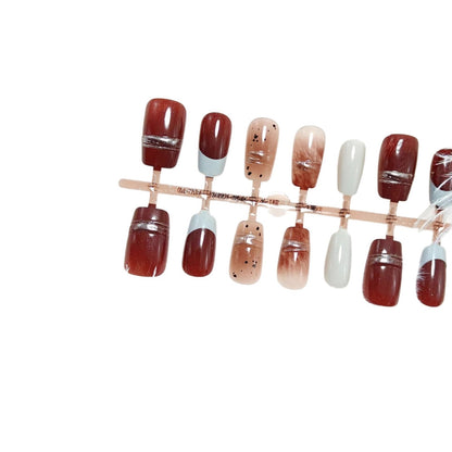 Artificial nails with elegant decorative accents Acalora