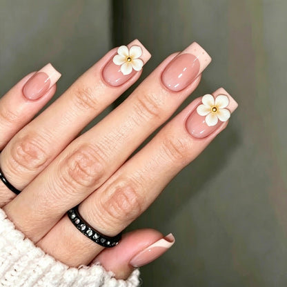 Artificial nails with 3D flower design Acalora
